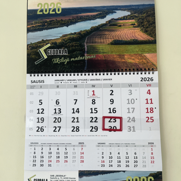 Kalendorius 2026