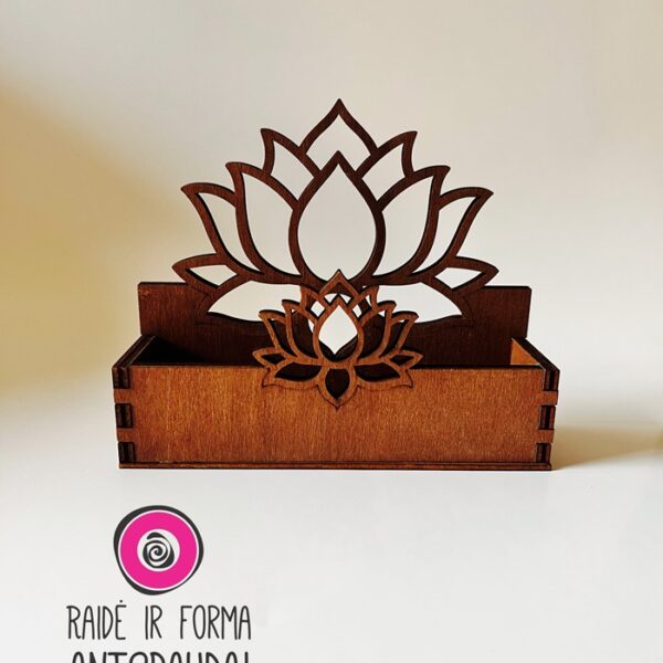 Medinis vizitinių kortelių dėklas