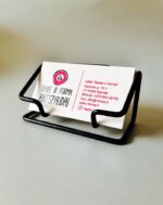 Metalinis vizitinių dėklas